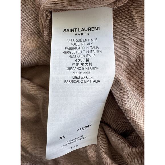 Saint Laurent Saint Political Fiction Cropped T-Shirt XL - Picture 5 of 6